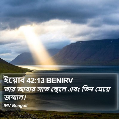 ইয়োব 42:13 BENIRV Bible Verse Image