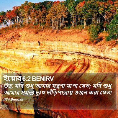 ইয়োব 6:2 BENIRV Bible Verse Image
