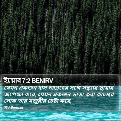 ইয়োব 7:2 BENIRV Bible Verse Image