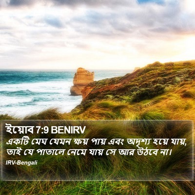 ইয়োব 7:9 BENIRV Bible Verse Image