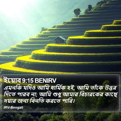 ইয়োব 9:15 BENIRV Bible Verse Image