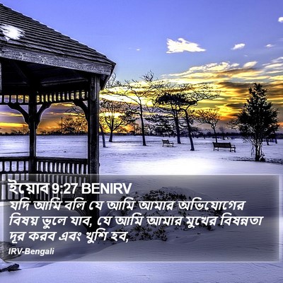 ইয়োব 9:27 BENIRV Bible Verse Image