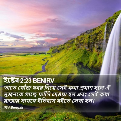 ইষ্টেৰ 2:23 BENIRV Bible Verse Image