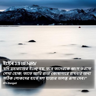 ইষ্টেৰ 3:9 BENIRV Bible Verse Image