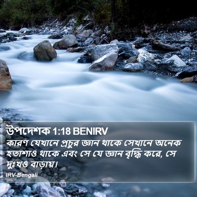 উপদেশক 1:18 BENIRV Bible Verse Image