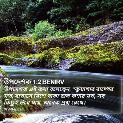 উপদেশক 1:2 BENIRV Bible Verse Image