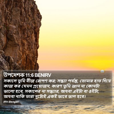 উপদেশক 11:6 BENIRV Bible Verse Image