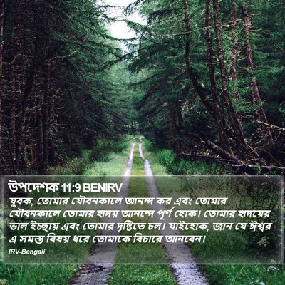 উপদেশক 11:9 BENIRV Bible Verse Image