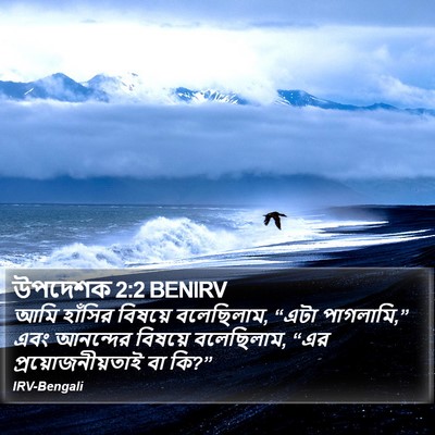 উপদেশক 2:2 BENIRV Bible Verse Image