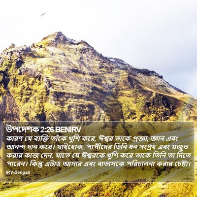 উপদেশক 2:26 BENIRV Bible Verse Image