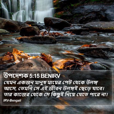 উপদেশক 5:15 BENIRV Bible Verse Image