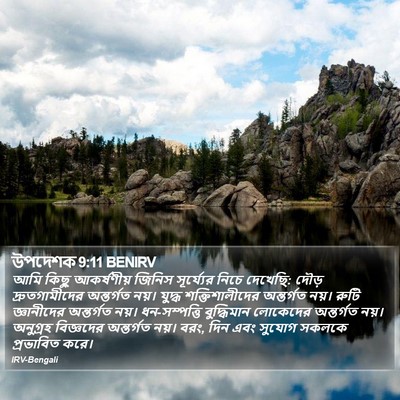 উপদেশক 9:11 BENIRV Bible Verse Image