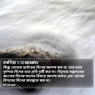 ওবদিয়া 1:12 BENIRV Bible Verse Image