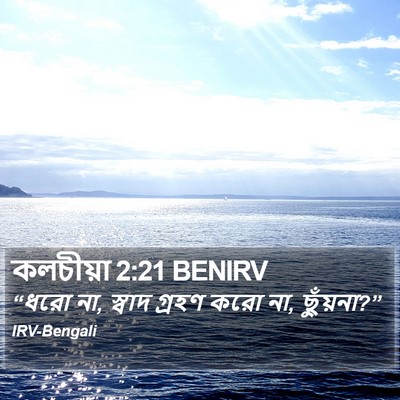 কলচীয়া 2:21 BENIRV Bible Verse Image