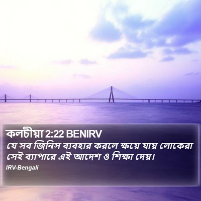 কলচীয়া 2:22 BENIRV Bible Verse Image