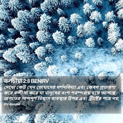 কলচীয়া 2:8 BENIRV Bible Verse Image