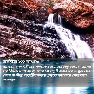 কলচীয়া 3:22 BENIRV Bible Verse Image