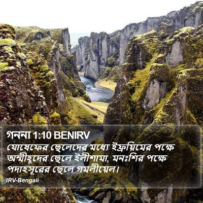 গননা 1:10 BENIRV Bible Verse Image