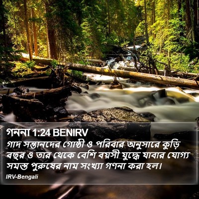গননা 1:24 BENIRV Bible Verse Image