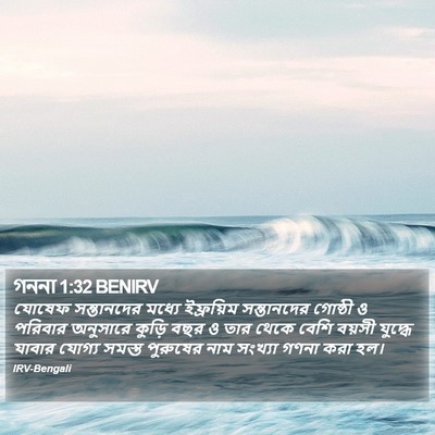গননা 1:32 BENIRV Bible Verse Image