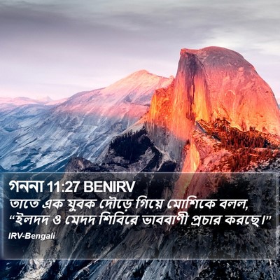 গননা 11:27 BENIRV Bible Verse Image