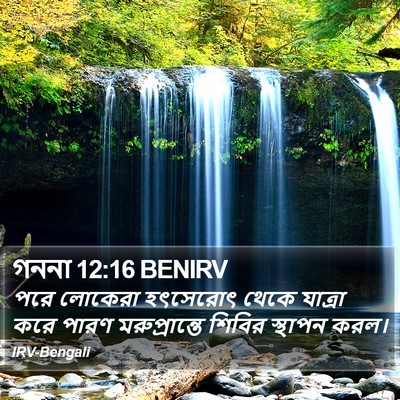 গননা 12:16 BENIRV Bible Verse Image