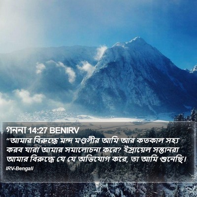 গননা 14:27 BENIRV Bible Verse Image