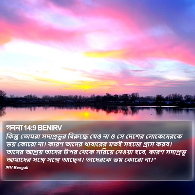 গননা 14:9 BENIRV Bible Verse Image