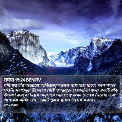 গননা 15:24 BENIRV Bible Verse Image