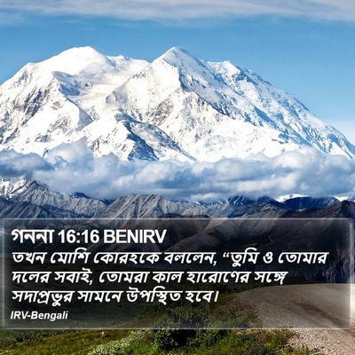 গননা 16:16 BENIRV Bible Verse Image