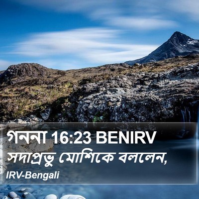 গননা 16:23 BENIRV Bible Verse Image