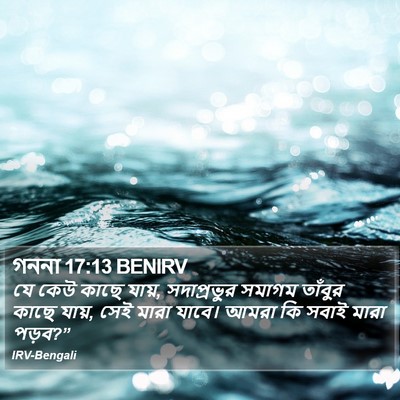 গননা 17:13 BENIRV Bible Verse Image
