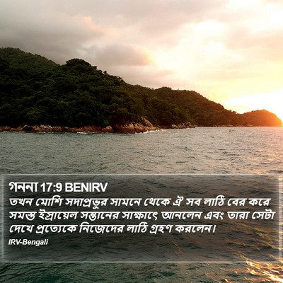 গননা 17:9 BENIRV Bible Verse Image