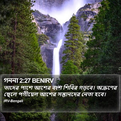 গননা 2:27 BENIRV Bible Verse Image