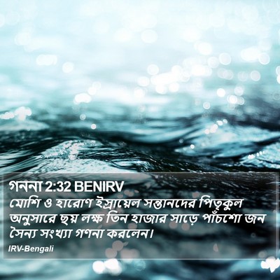 গননা 2:32 BENIRV Bible Verse Image