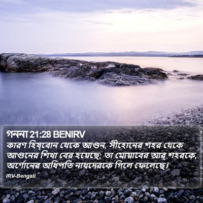 গননা 21:28 BENIRV Bible Verse Image