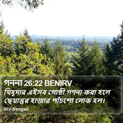 গননা 26:22 BENIRV Bible Verse Image