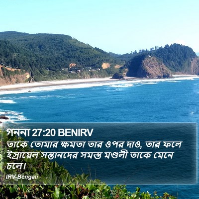 গননা 27:20 BENIRV Bible Verse Image
