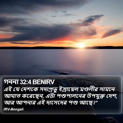 গননা 32:4 BENIRV Bible Verse Image
