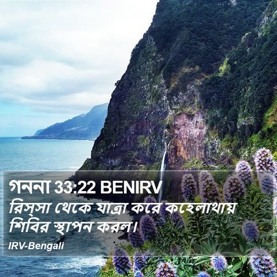 গননা 33:22 BENIRV Bible Verse Image