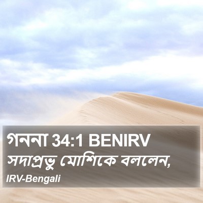 গননা 34:1 BENIRV Bible Verse Image