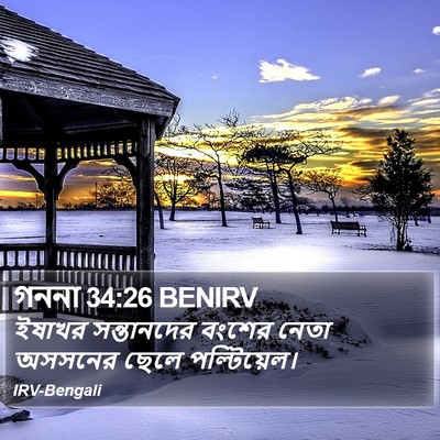 গননা 34:26 BENIRV Bible Verse Image