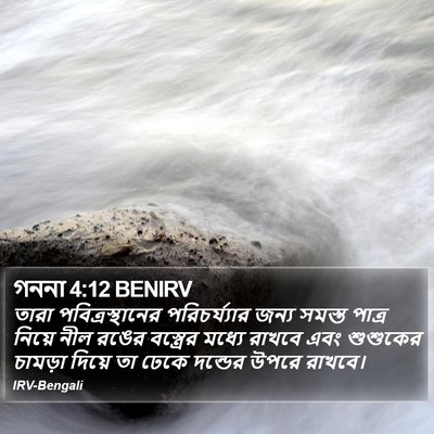 গননা 4:12 BENIRV Bible Verse Image