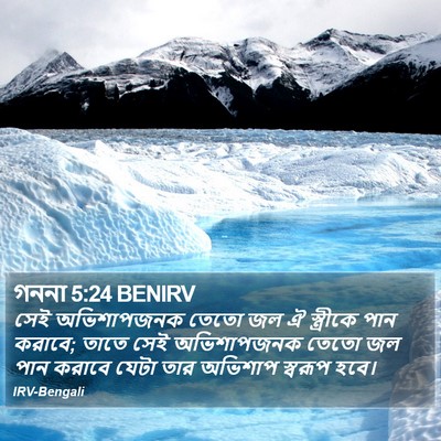 গননা 5:24 BENIRV Bible Verse Image