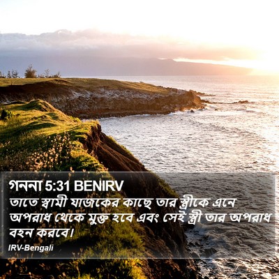 গননা 5:31 BENIRV Bible Verse Image