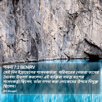 গননা 7:2 BENIRV Bible Verse Image