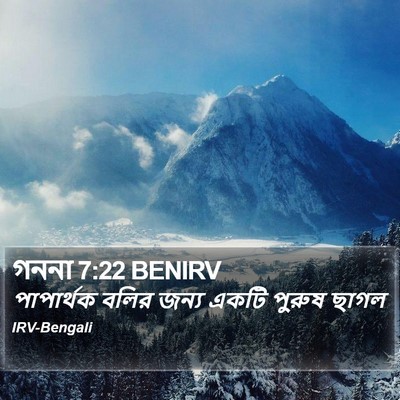 গননা 7:22 BENIRV Bible Verse Image