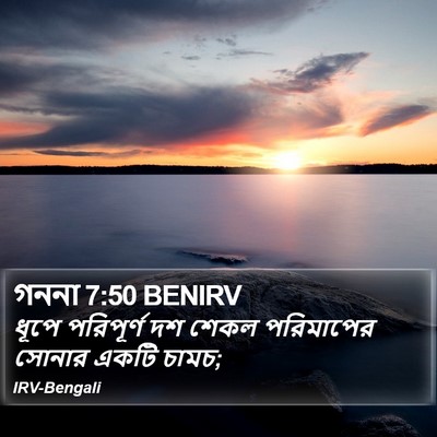 গননা 7:50 BENIRV Bible Verse Image