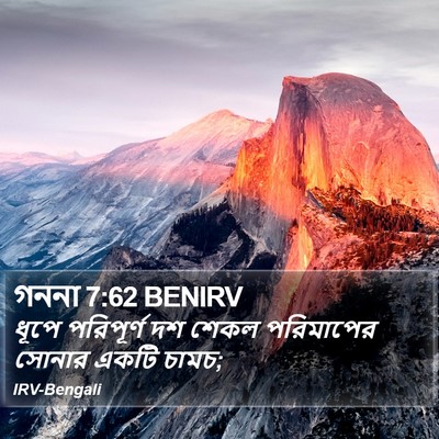 গননা 7:62 BENIRV Bible Verse Image