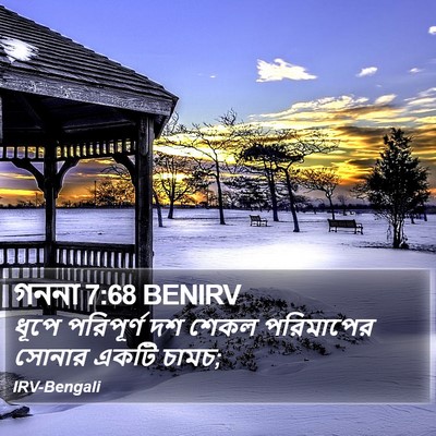 গননা 7:68 BENIRV Bible Verse Image